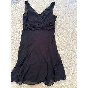 Chaps Women’s Sz 12 Navy Party Dress. Pretty, Grt Shape